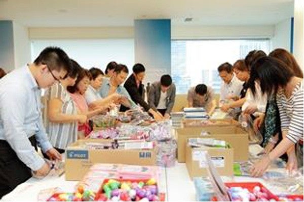 Kits for Kids Project 作業風景