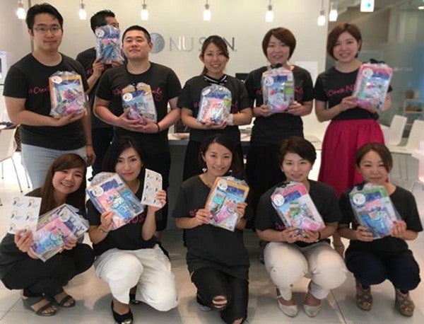 ニュースキンジャパン「Force for Good Day2018」  Kits for Kids Project 作業風景 福岡エクスペリエンス センター